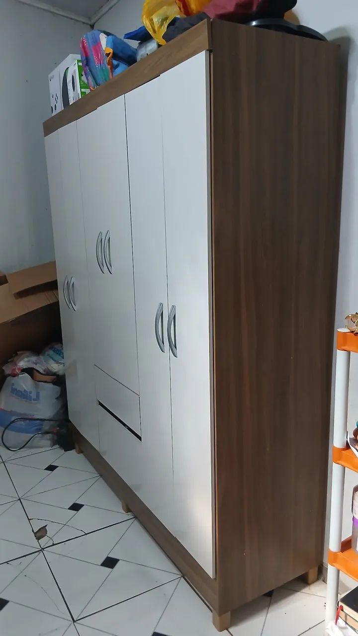 Guarda roupas 6 portas, 2 gavetas - Foto 2