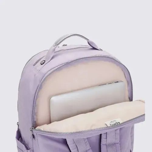 Mochila Kipling Original XL Lilás Moderna Linda e Resistente - Foto 4