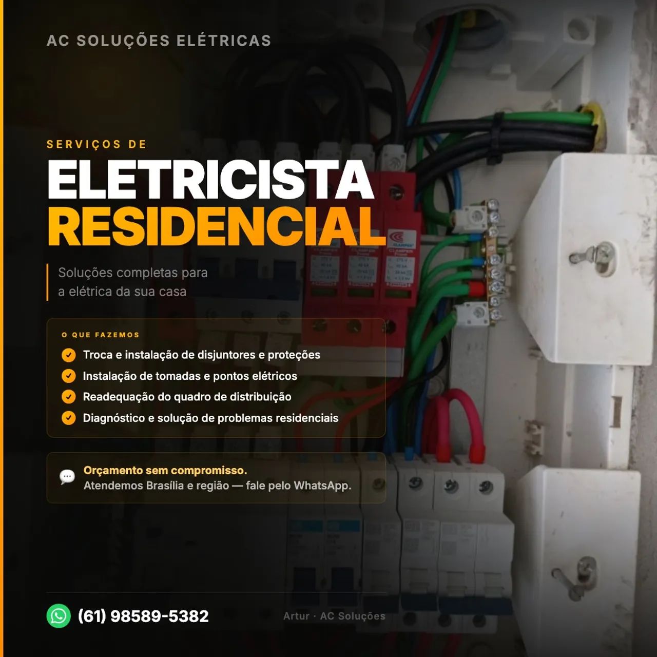 ELETRICISTA CERTIFICADO BRASÍLIA E DF