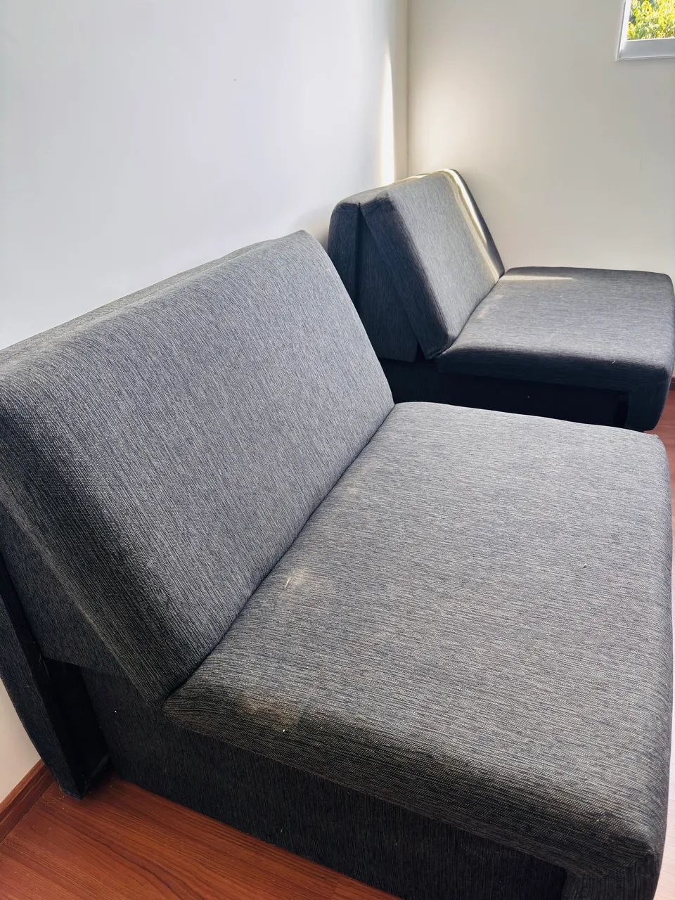 Vendo 1 sofá cama de SOLTEIRO  - Foto 4