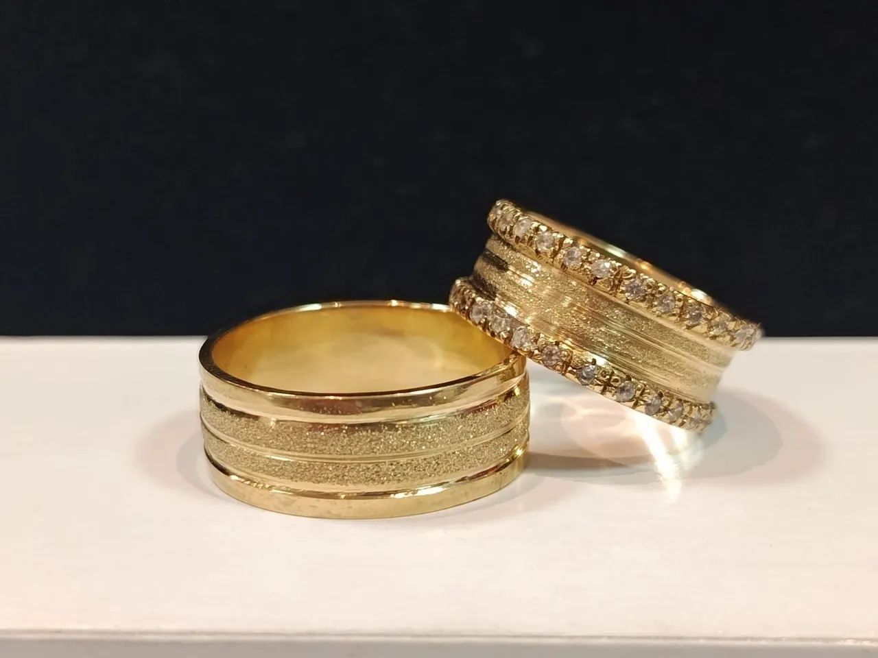 Aliança em ouro 18k  - Foto 2