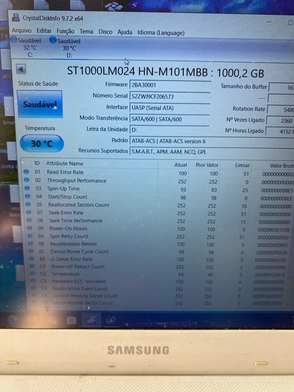 Hd de 1 terabyte Samsung - Foto 2