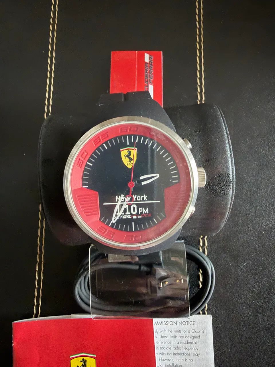 Relógio Ferrari Carregamento USB - Foto 2