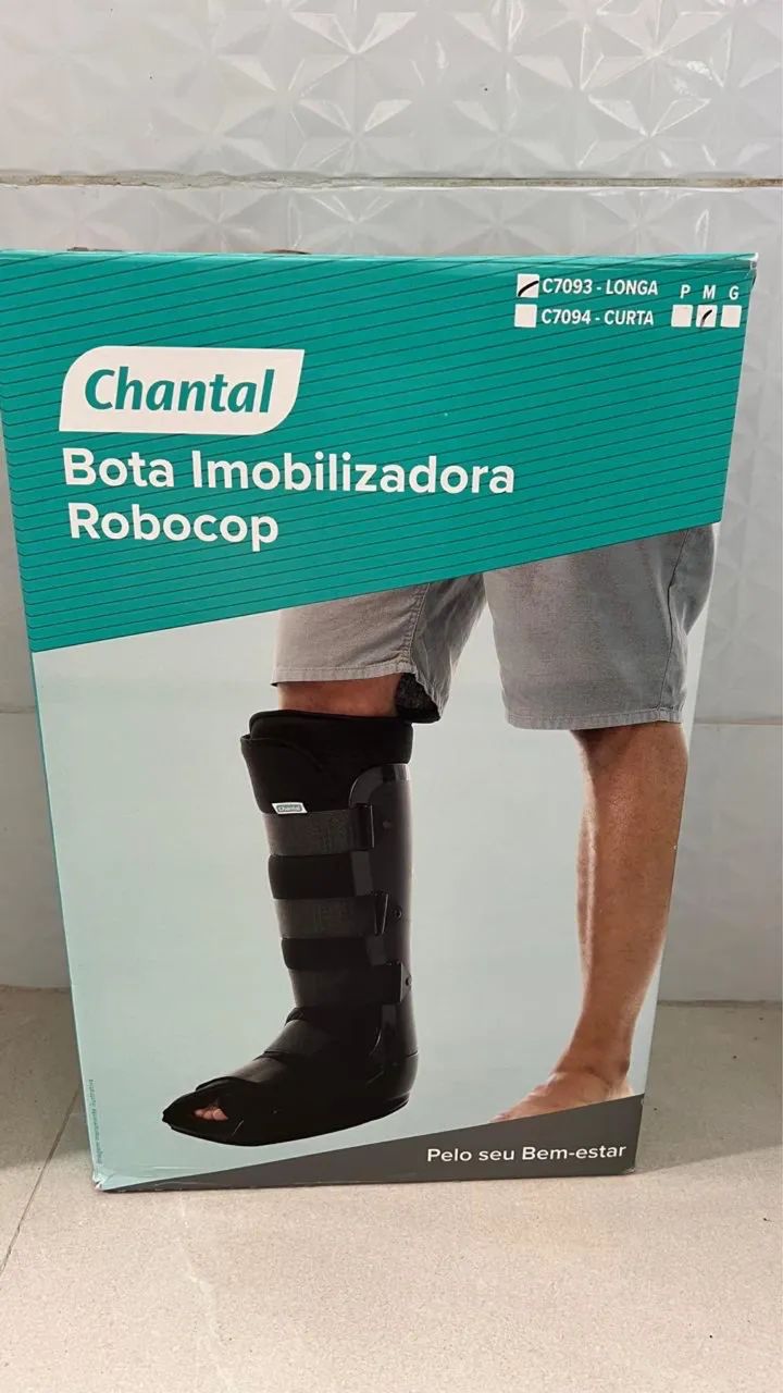 Uma Bota Imobilizadora Robocop