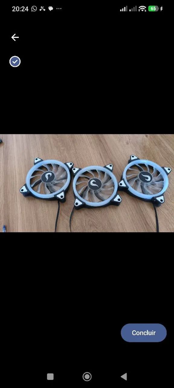 Kit 3 Fans Risemode 120mm - Foto 2