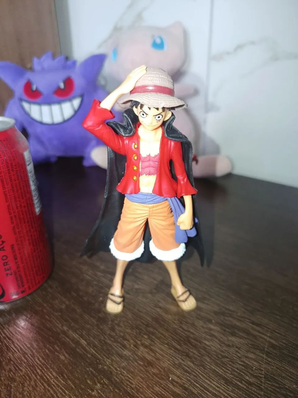 Action Figure One Peace | Monkey D. Luffy com a capa do Shanks - Foto 5