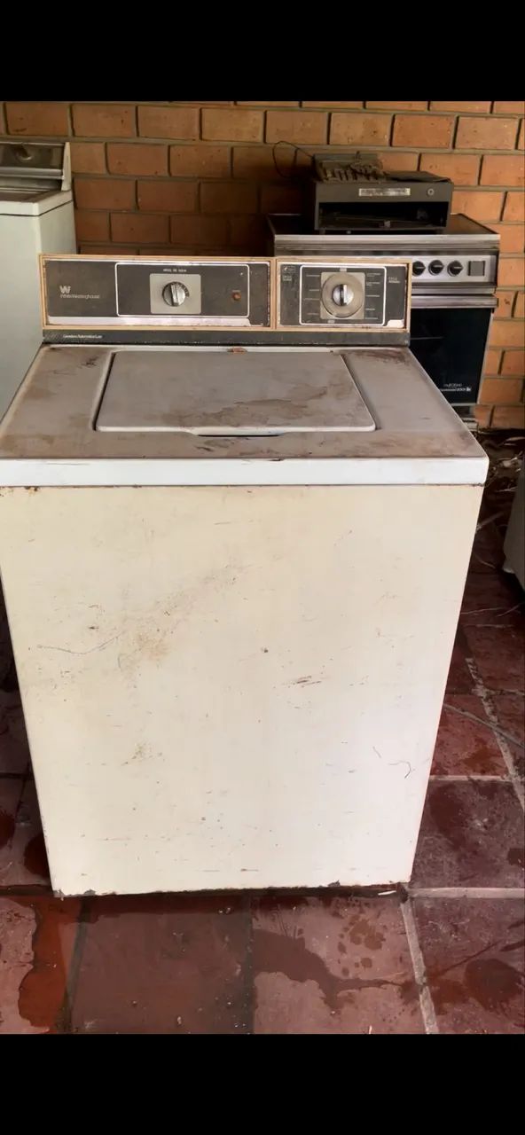 maquina lavar roupa white westinghouse antiga retro