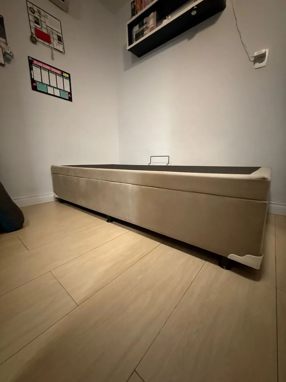 Cama Baú solteiro sem colchão - Excelente Estado  - Foto 2