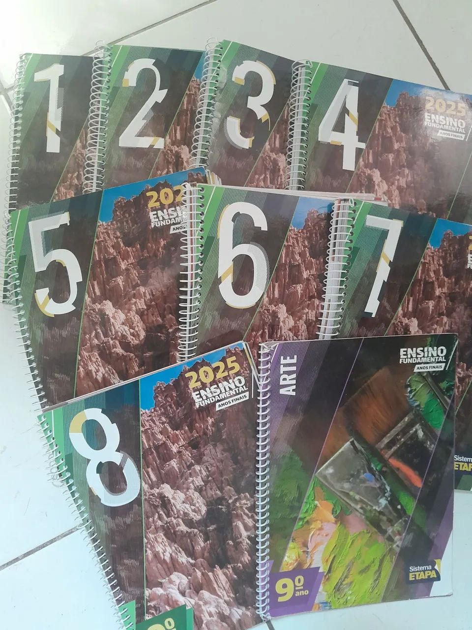 Livros sistema etapa 