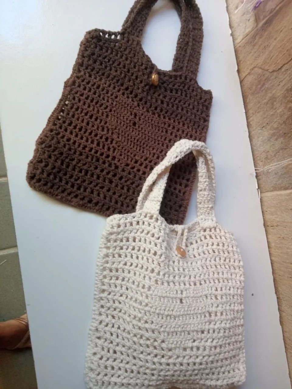 Bolsa croche artesanal 