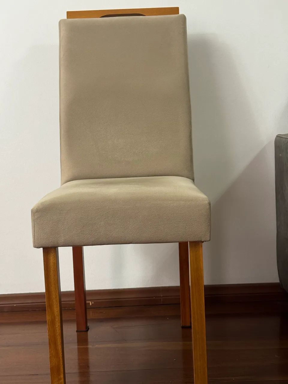 Jogo de 04 cadeiras rustic/creme - Foto 3