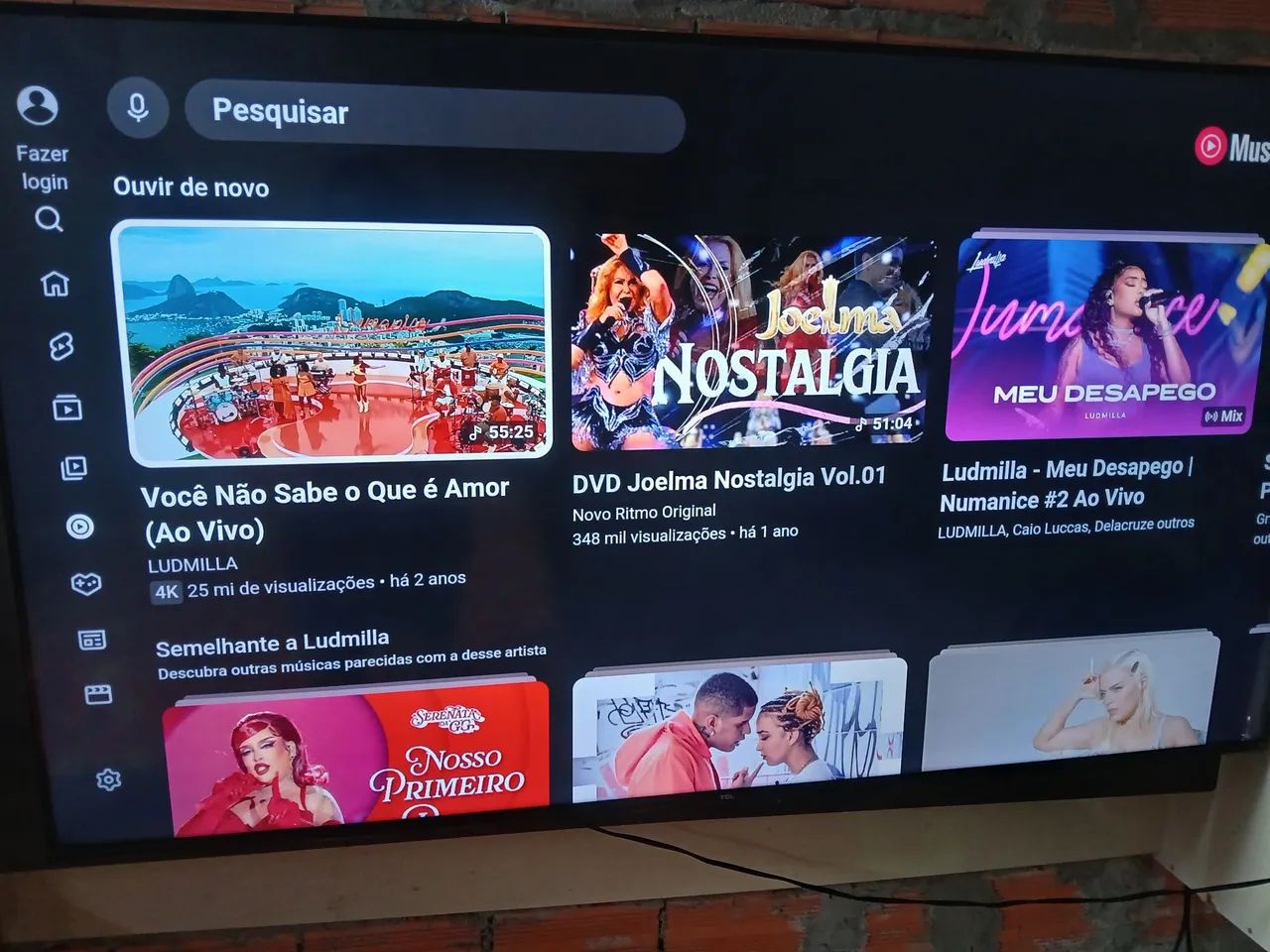 Tv smart de 55 polegadas  nova com nota fiscal  - Foto 2