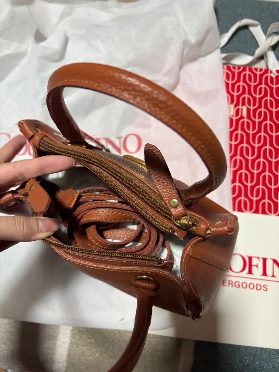 Bolsa Couro fino - Foto 2