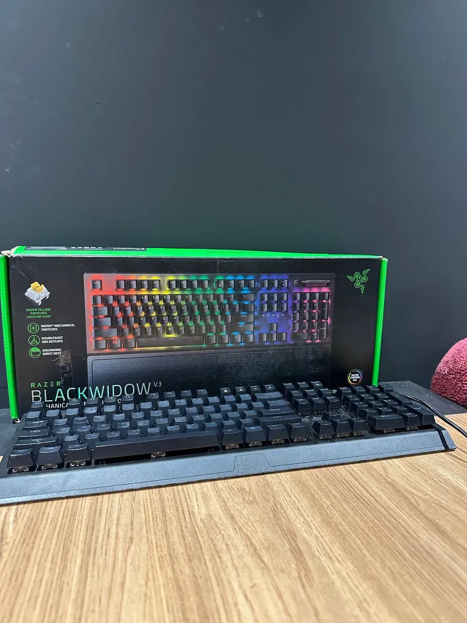 Teclado Gamer Mecânico Razer Blackwidow V3 Óptico Switch Yellow - Foto 2