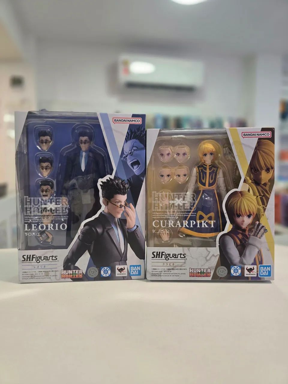 Leorio e Kurapika SH Figuarts LACRADOS 