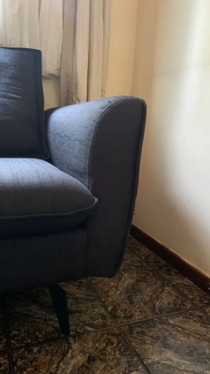 Sofá modular 3 módulos com chaise - 2,91m - R$ 1.200 - Foto 3