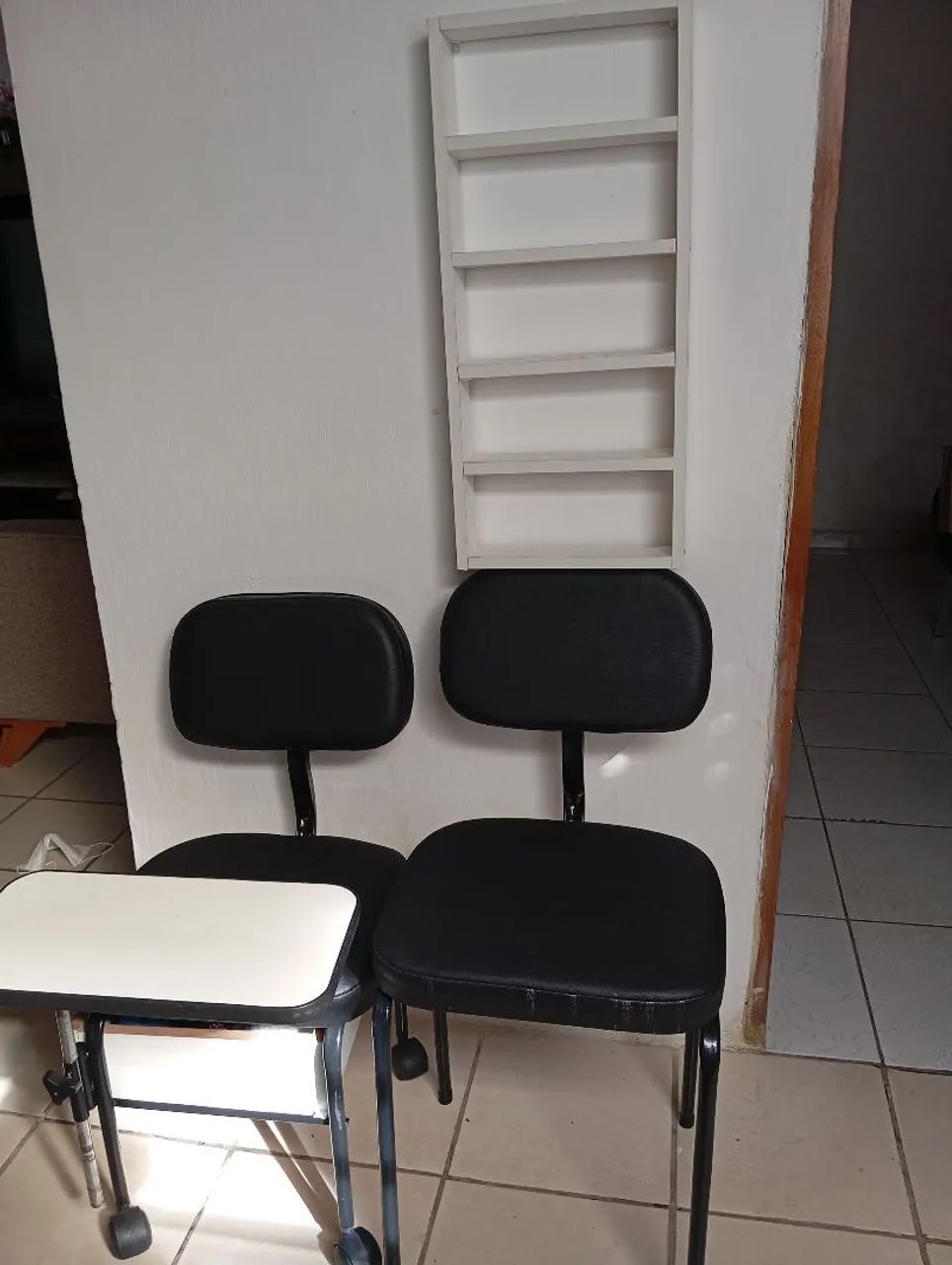 Kit cadeiras manicure 