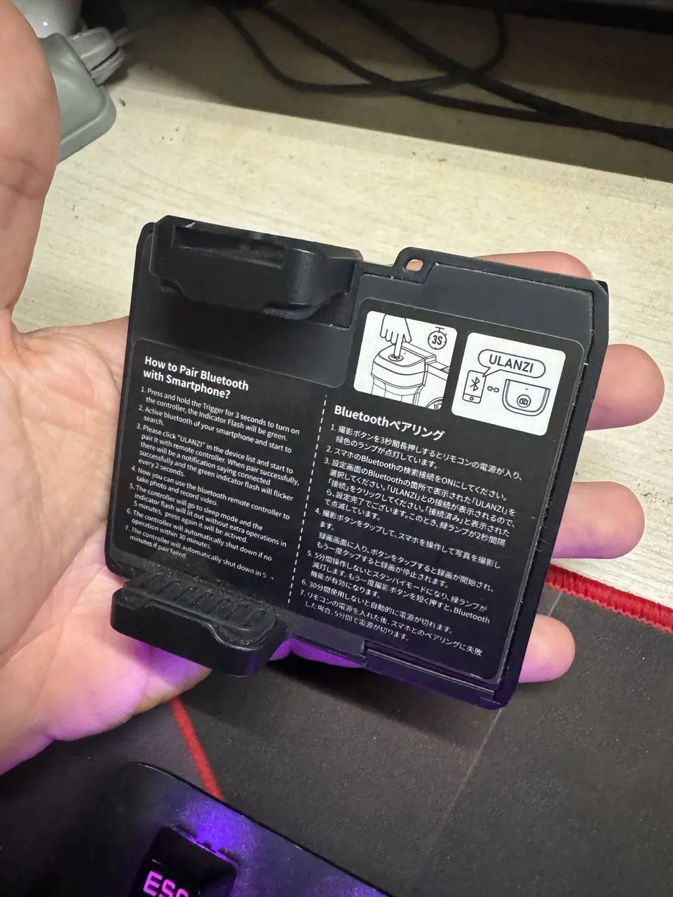 Grip para Celular Universal com Bluetooth - Foto 2