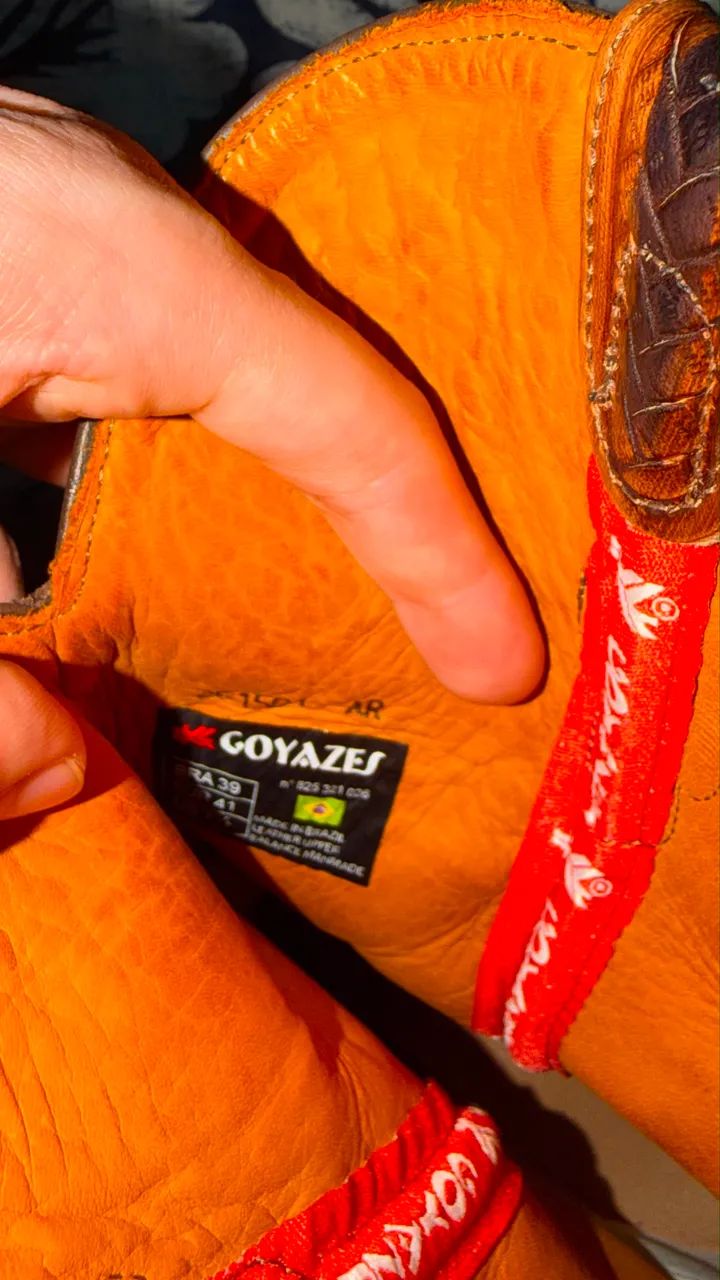Bota Goyazes couro de avestruz - Foto 2