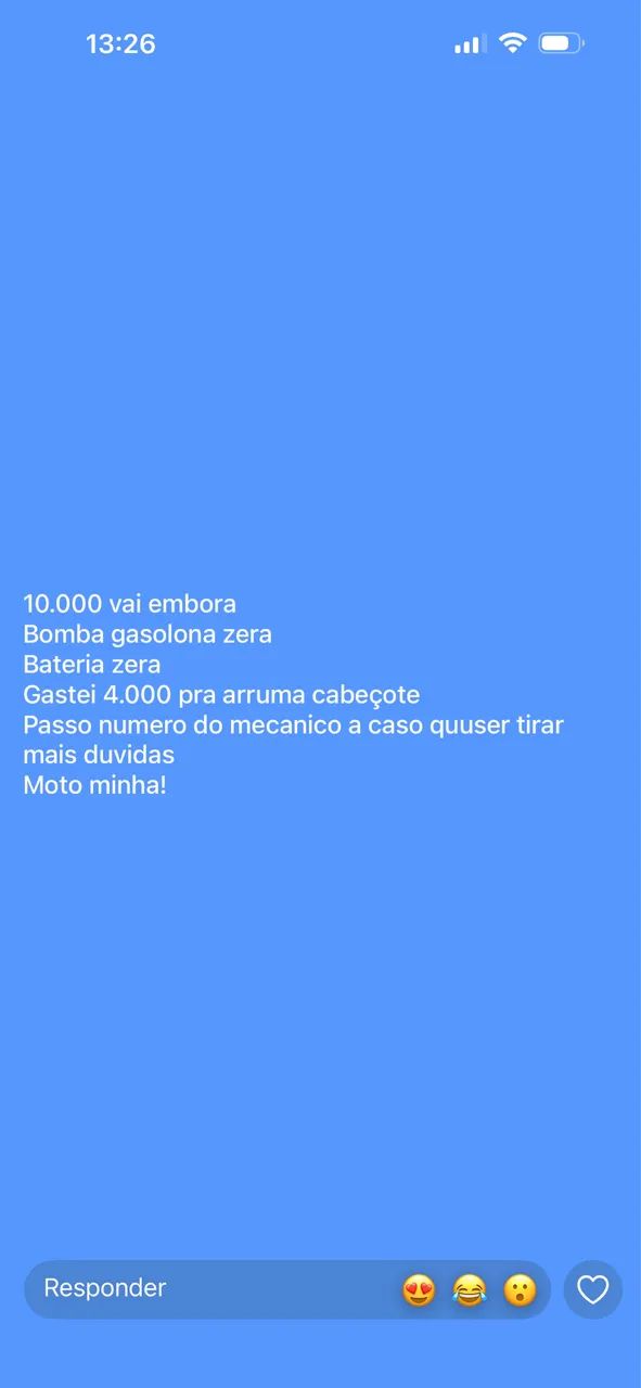 Vende uma cb300r