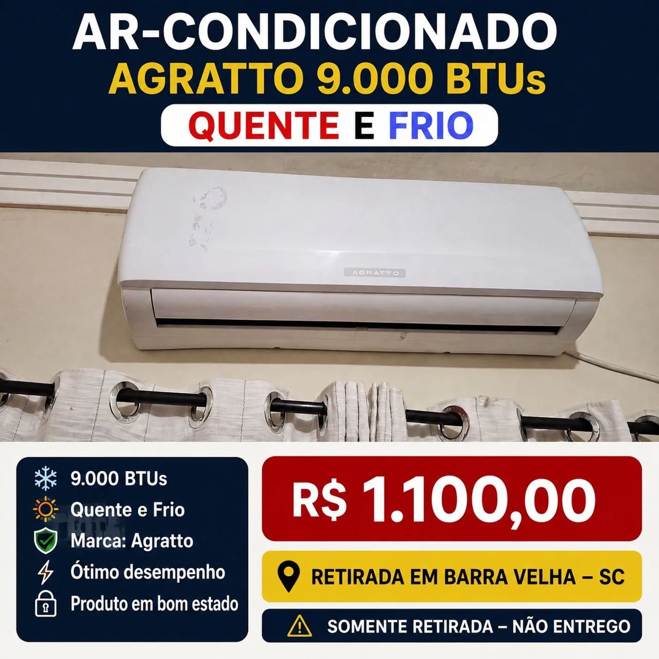 Central de ar condicionado 