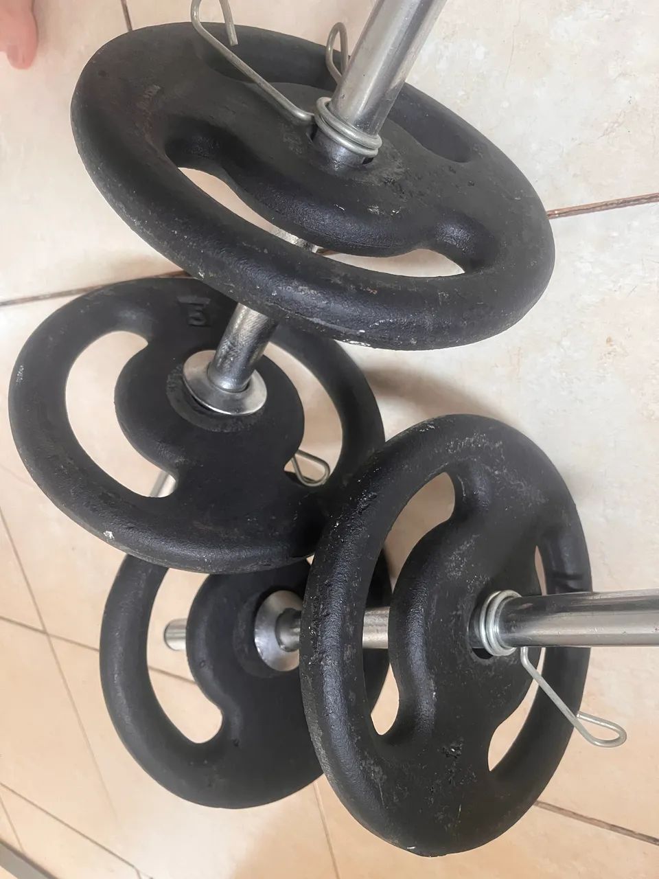 HALTERES de ANILHAS ACADEMIA - Foto 3