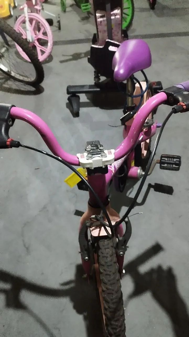 Bicicleta Aro 14 rosa (Nathor) - Foto 2