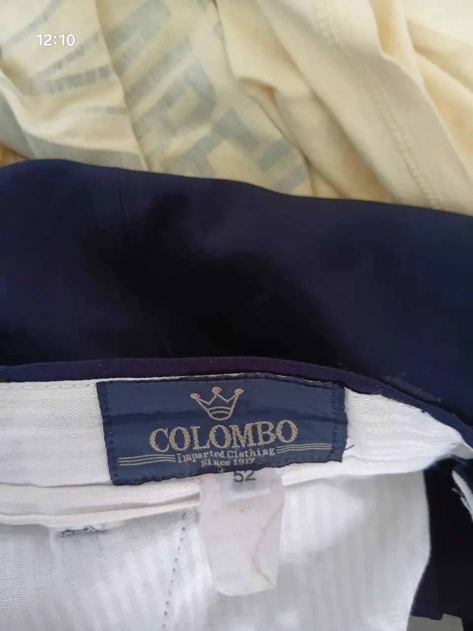 Calça social masculina 52