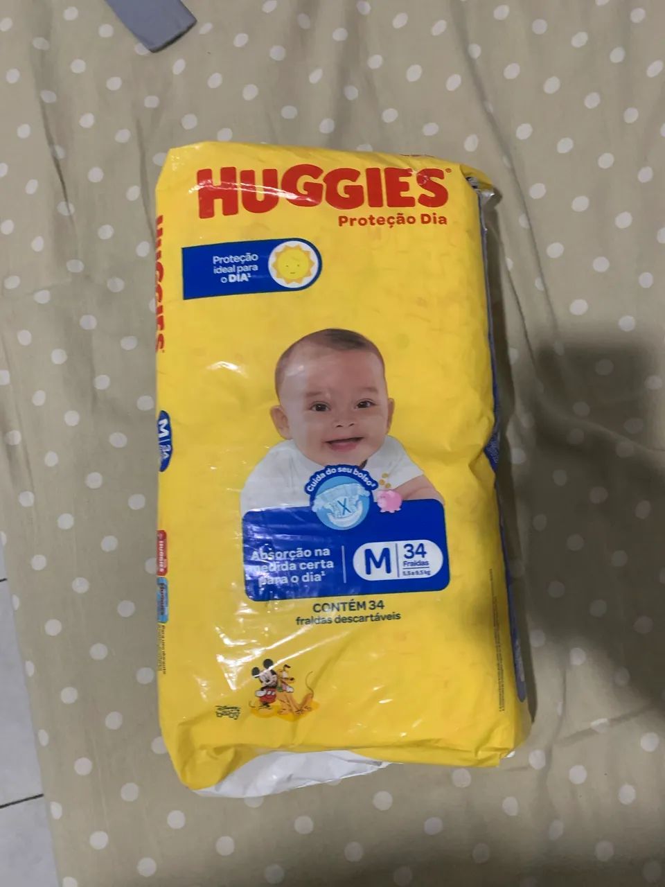 Fralda Huggies proteção dia 34 M - Foto 2