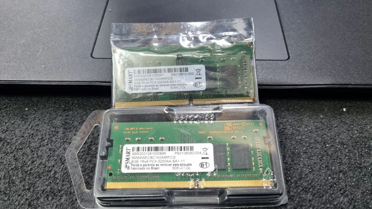 Memória RAM notebook Smart 16GB (2x8)  3200MHz (memória usadas nos notebook Dell) - Foto 2