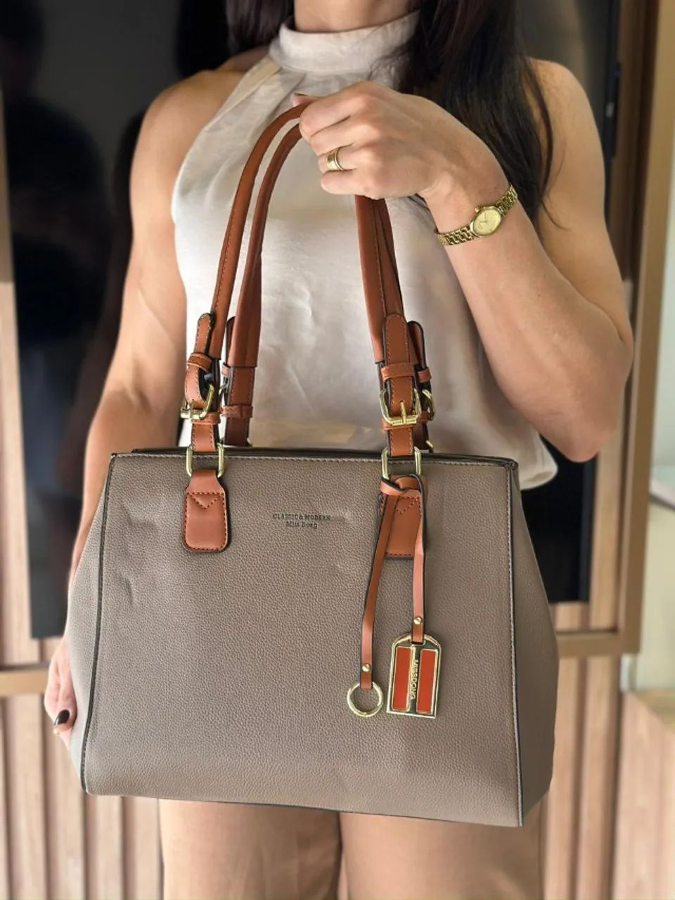 Bolsa NK Grande - Alça lateral  - Foto 4