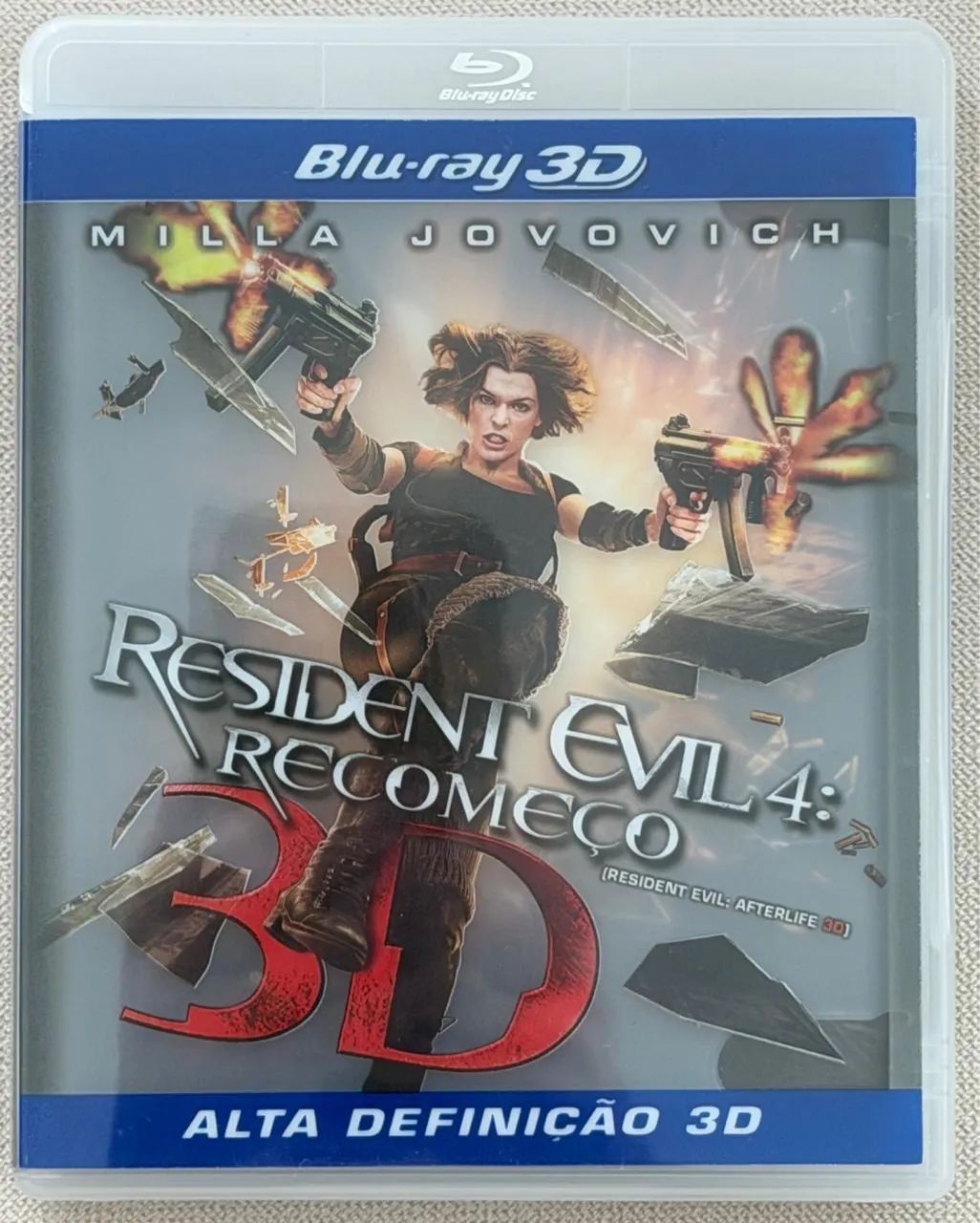 Blu-Ray 3D Resident Evil 4: Recomeço 