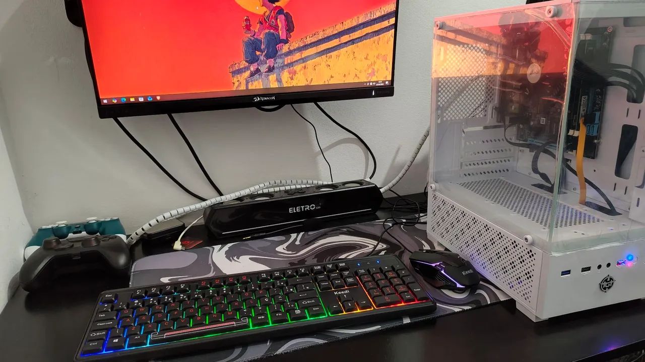 PC com mouse e teclado - Foto 2