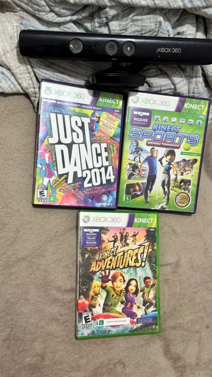 Kinect xbox 360 + jogos  - Foto 2