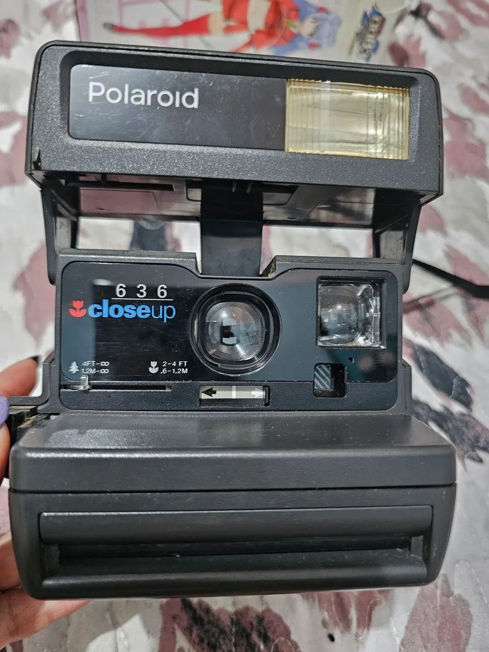 Câmera polaroide 636 closeup