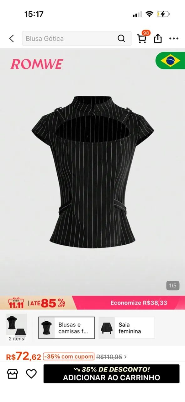 Blusa Shein