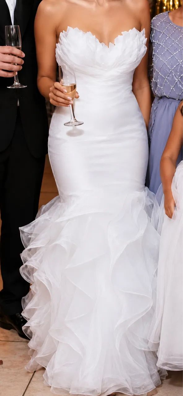 Vestido branco Sereia 