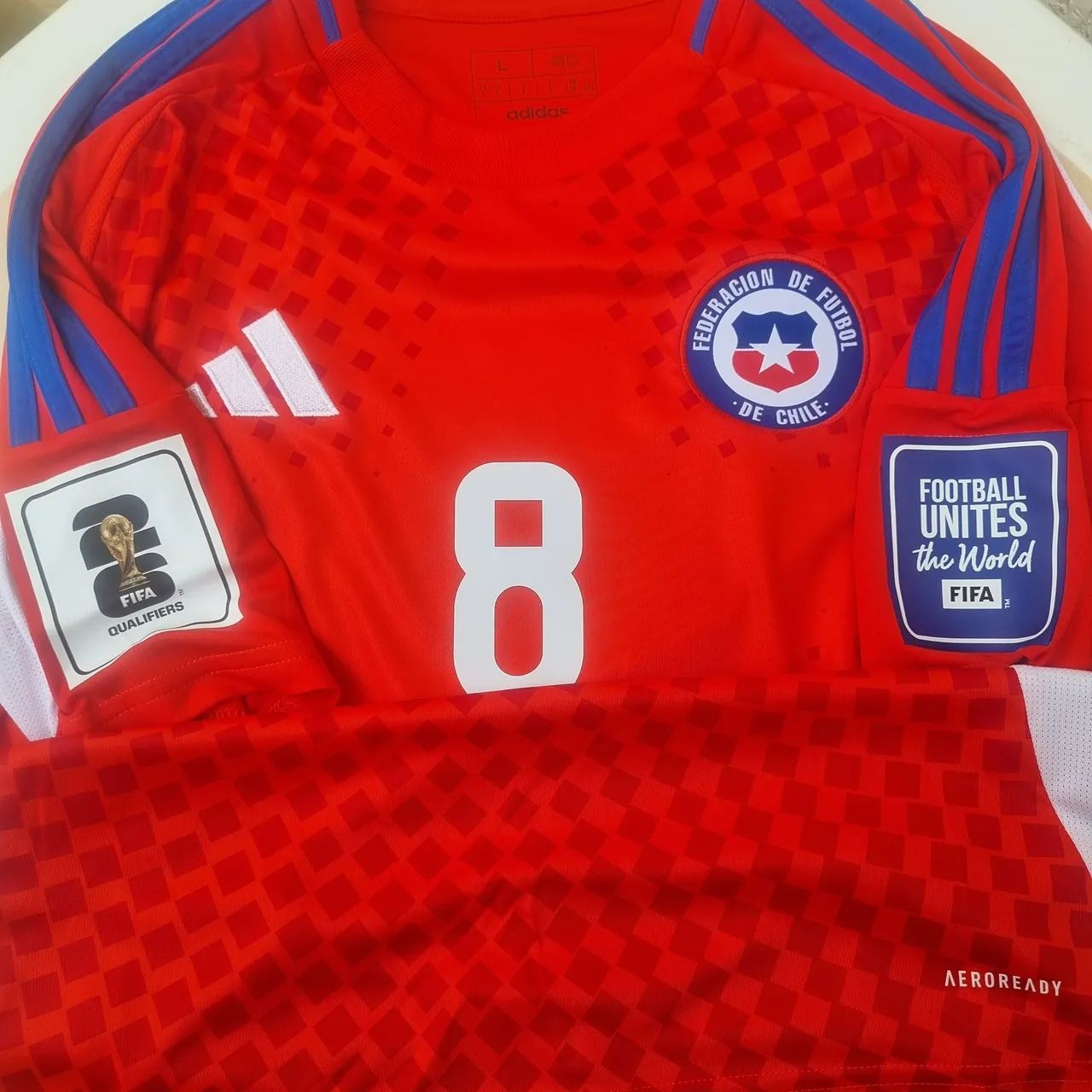 Camisa Seleção Chile Vidal Ex Flamengo - Foto 2