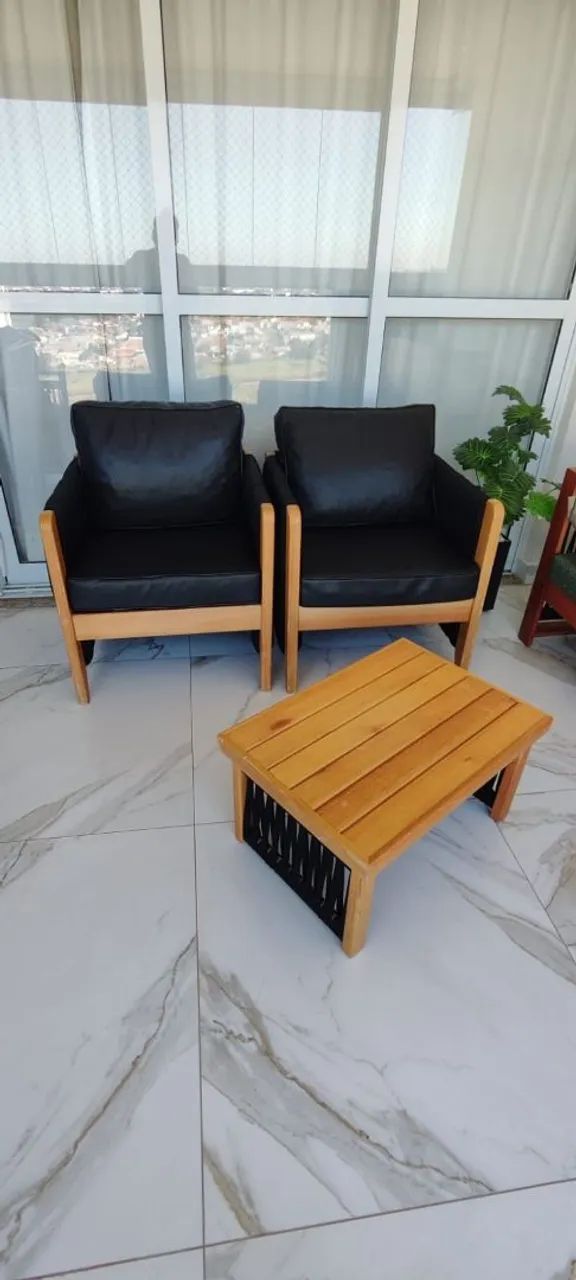 Vendo conjunto de poltronas em corda náutica  - Foto 3