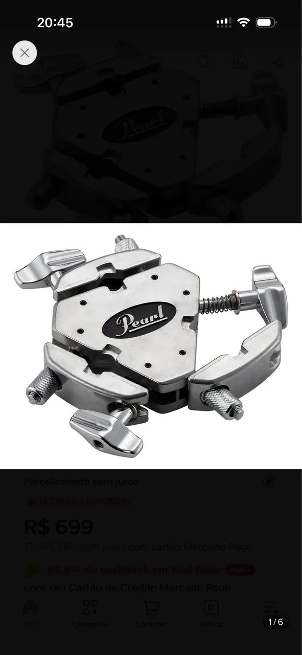 Clamp Pearl Triplo