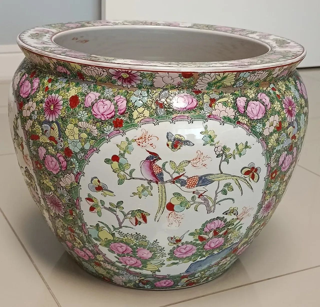 Cachepot de louça pintada - Foto 3
