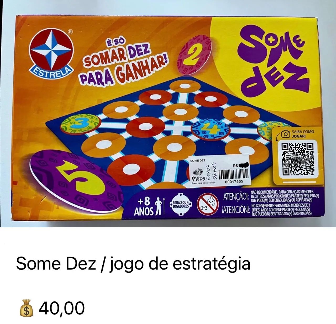Brinquedo SOME DEZ (estrela)
