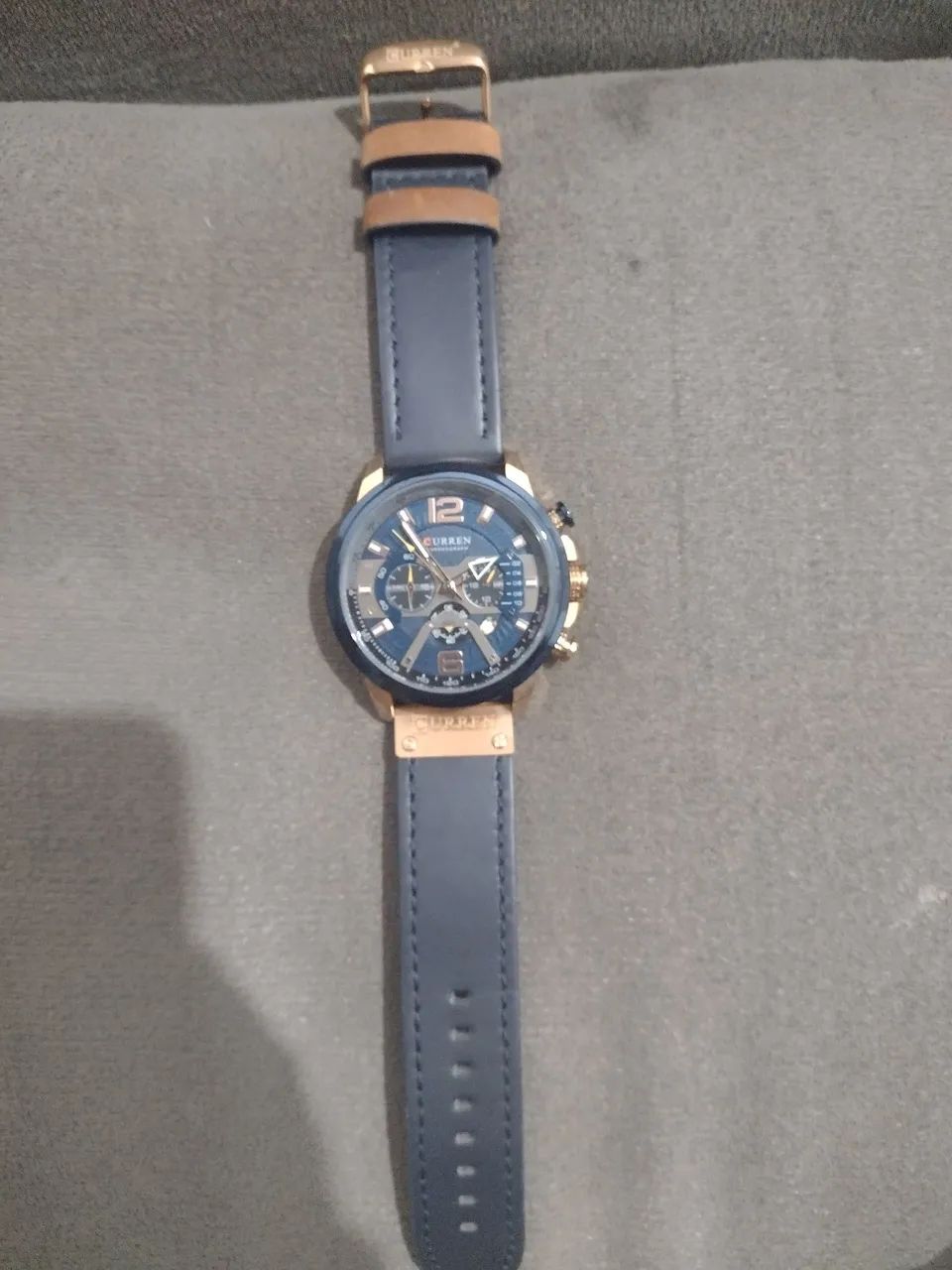 RELÓGIO CURREN AZUL