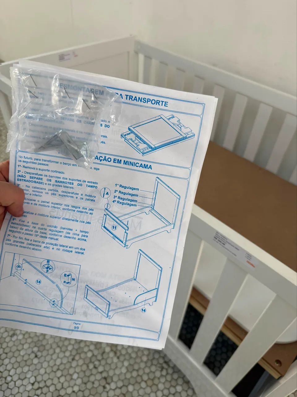 Berço Retrô Americano 100% MDF - Foto 4