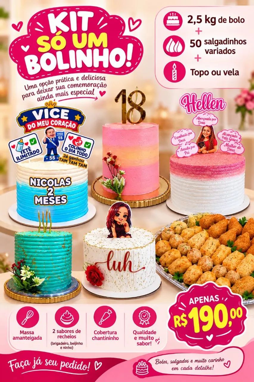 Bolos e Salgados