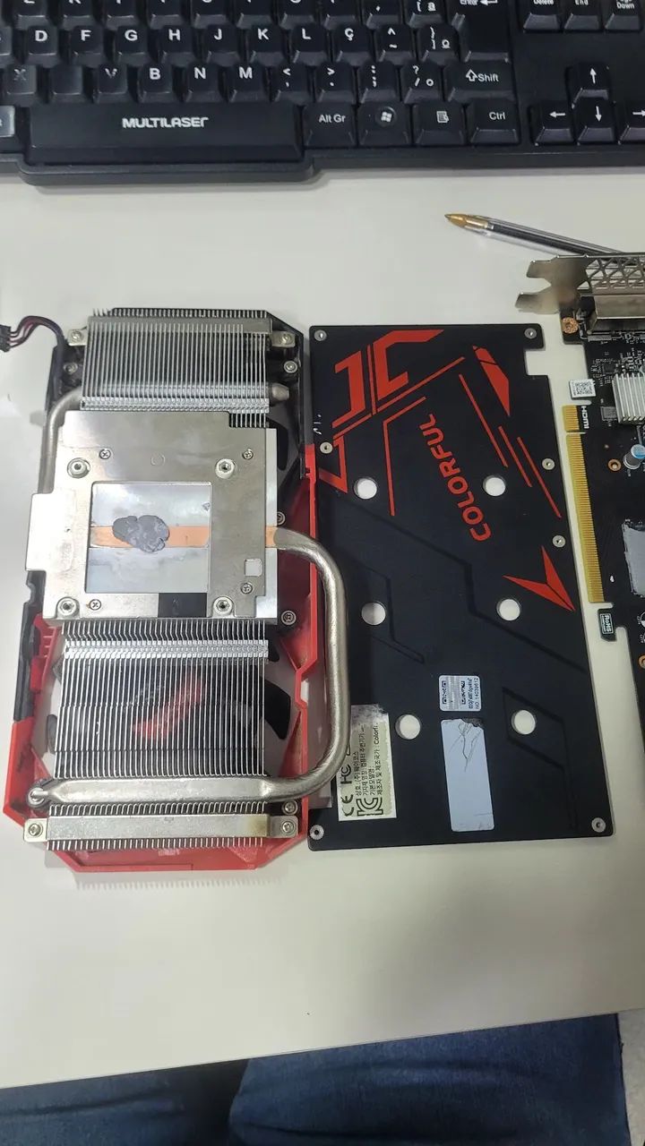 Vende gpu danificada
