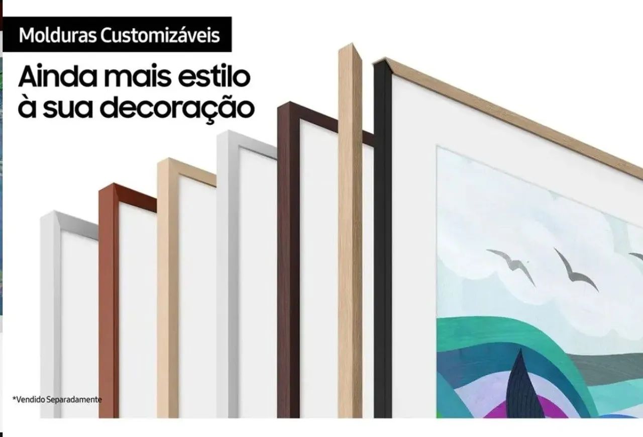 Smart Tv 32 Samsung The Frame, Lacrada + NF (Até 12x) - Foto 4