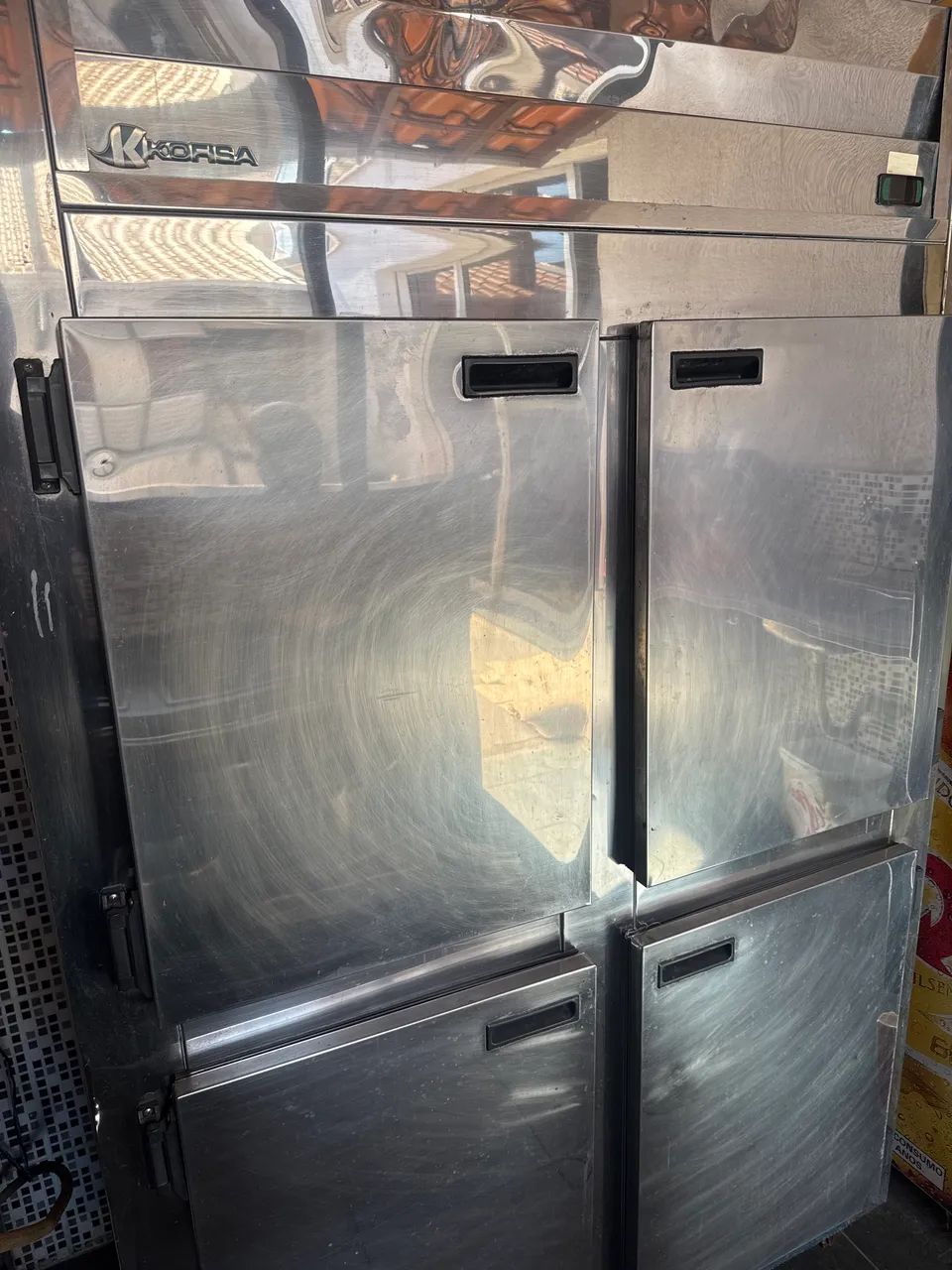 Freezer inox 