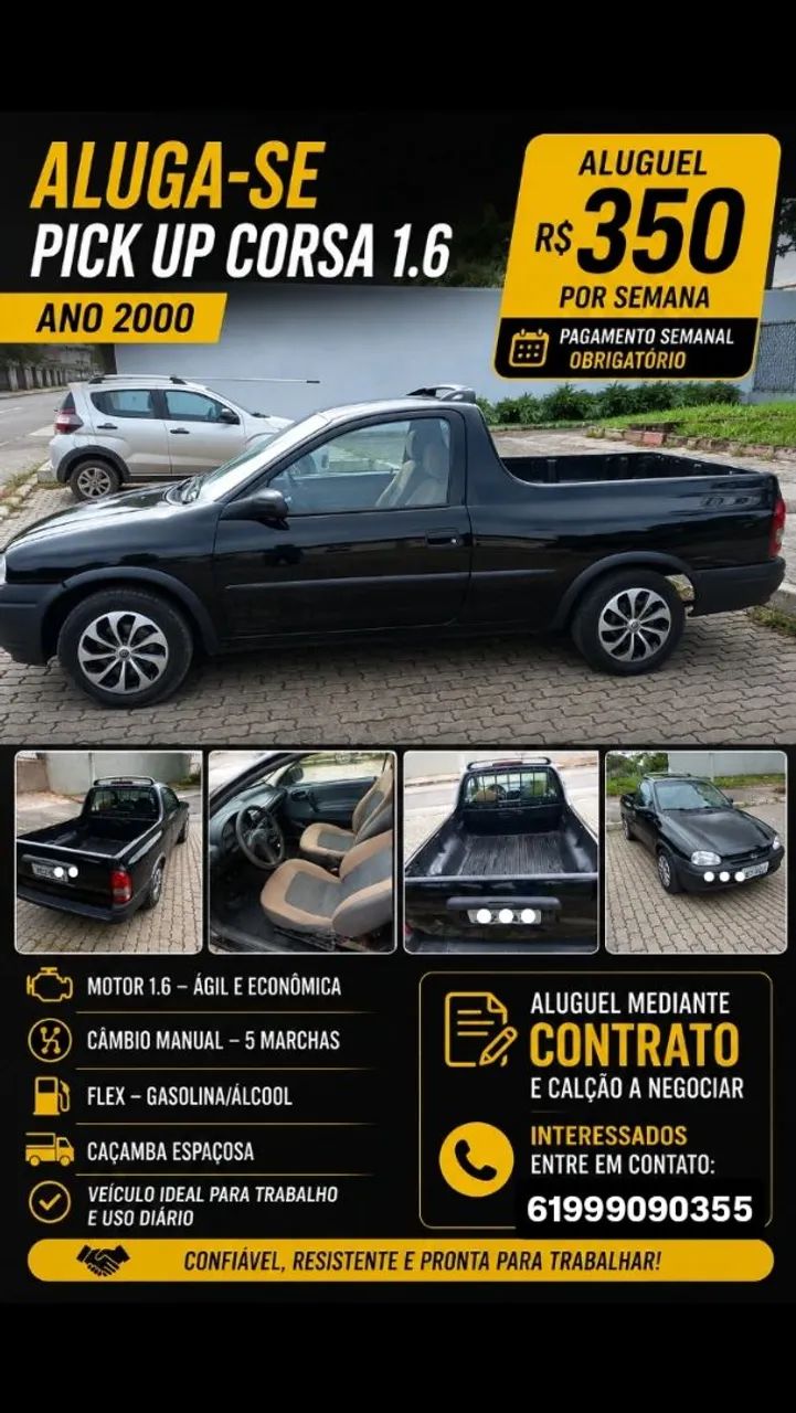 Chevrolet Corsa Pick-up Std/ Rodeio 1.6 MPFI 2000