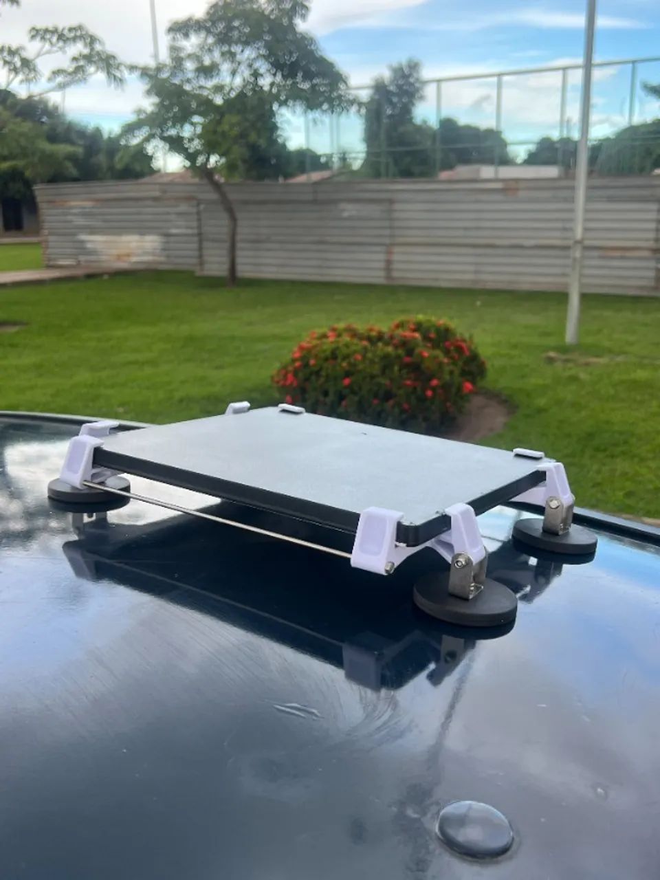 Suporte para starlink mini com imã de 66mm para uso externo - Foto 5